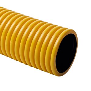 KOPOFLEX® - гибкая двустенная гофрированная труба (желтая)