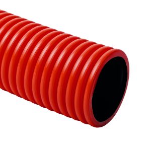 KOPOFLEX® - гибкая двустенная гофрированная труба (красная)