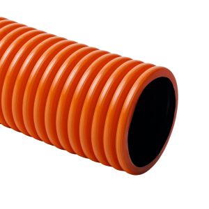 KOPOFLEX® - гибкая двустенная гофрированная труба (оранжевая)